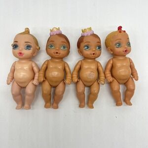 Zapf Creations Mini Babies Born Poseable 4" Lot Of 4 Toys Baby‎